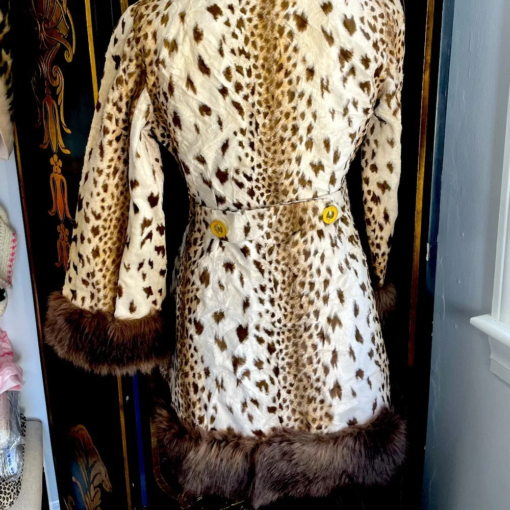Vintage Mod leopard coat - Picture 3 of 5